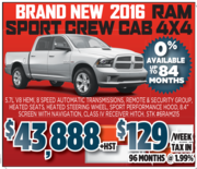 2016 RAM Sports Crew Cab Toronto