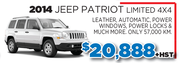 2014 Jeep Patriot Limited 4x4 in Toronto