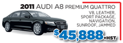 2011 Audi A8 Premium Quatrro in Toronto