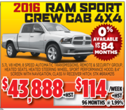 2016 Ram Sport Crew Cab in Toronto