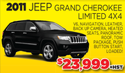 2011 Jeep Grand Cherokee Limited 4X4 Toronto